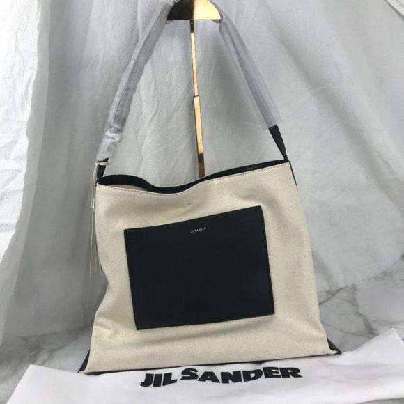 Jil Sander NWT Canvas Drawstring Tote bag